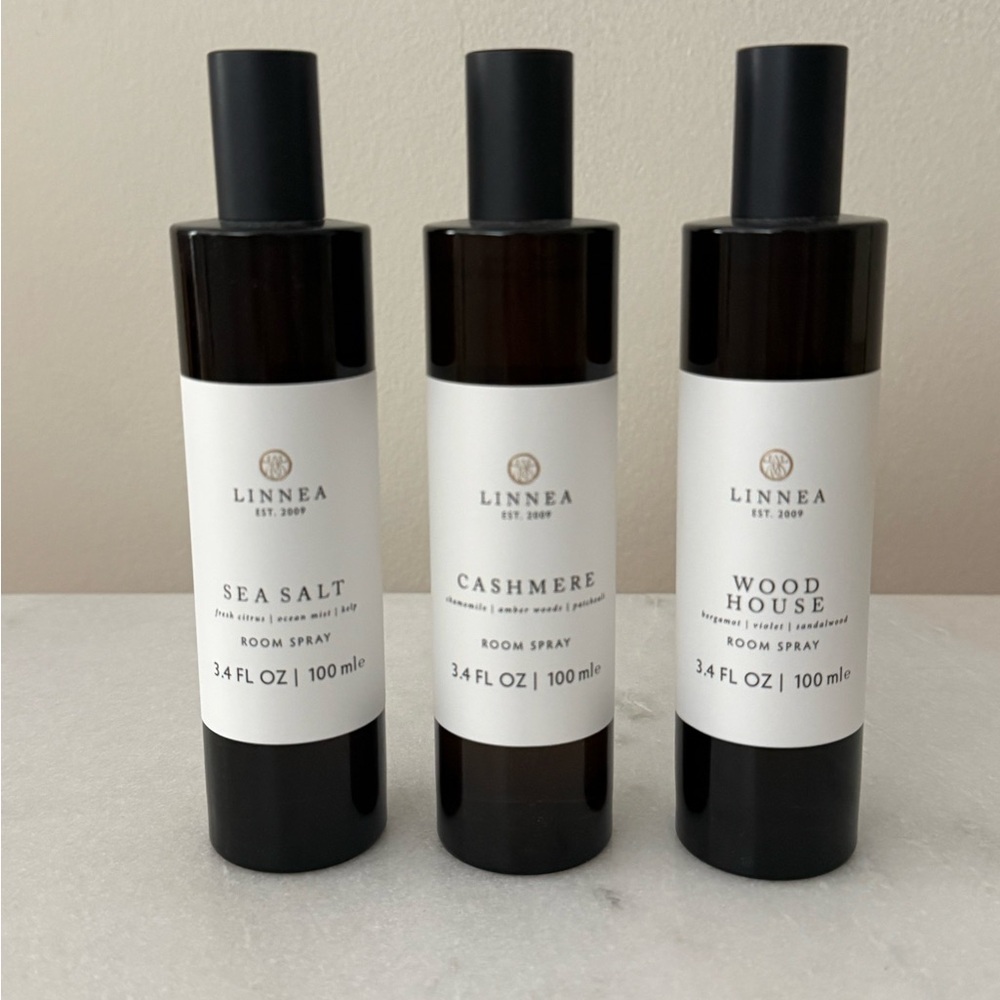 Linnea Room Sprays Cashmere Sea Salt Wood House